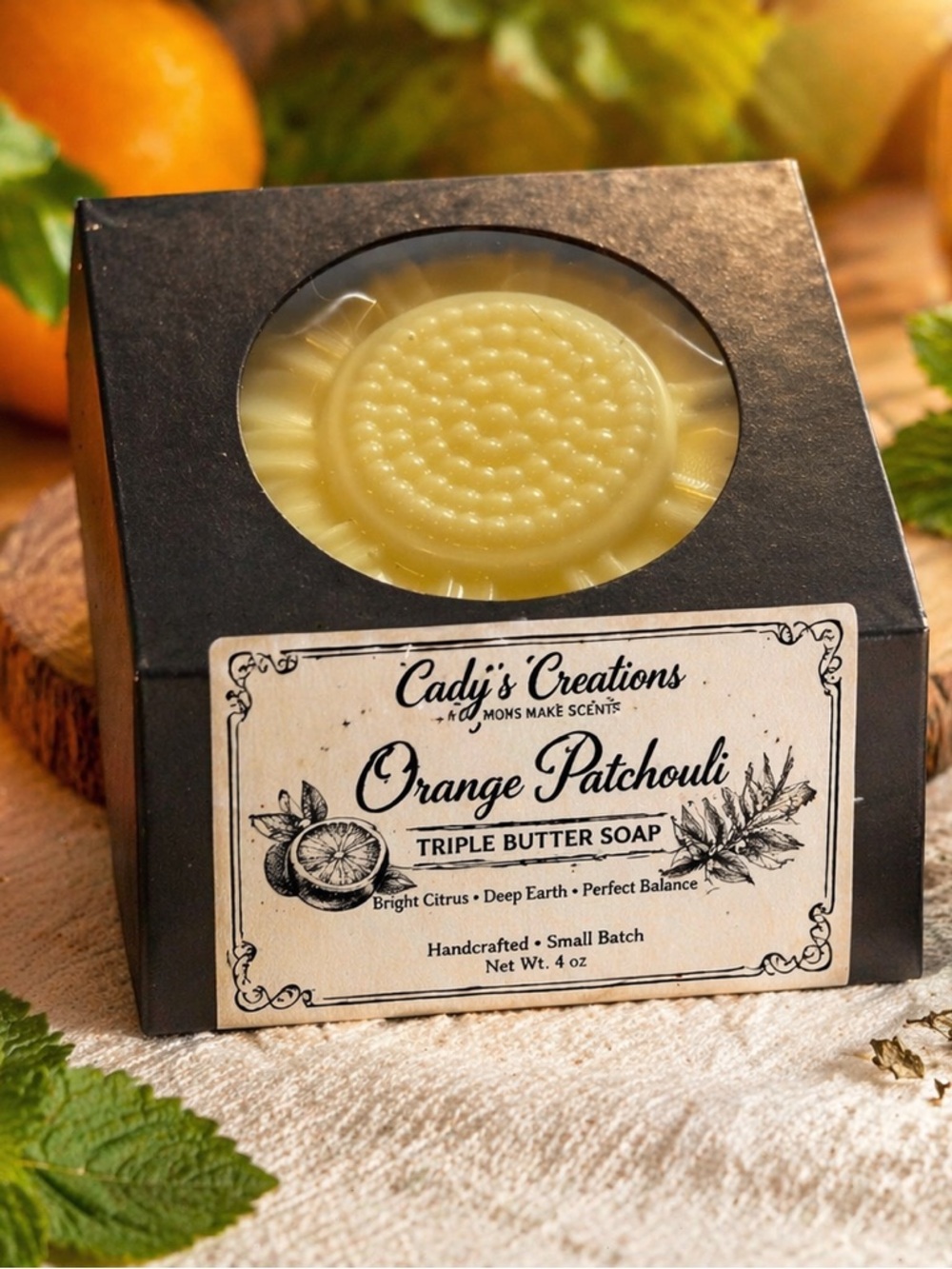Orange Patchouli Triple Butter Soap